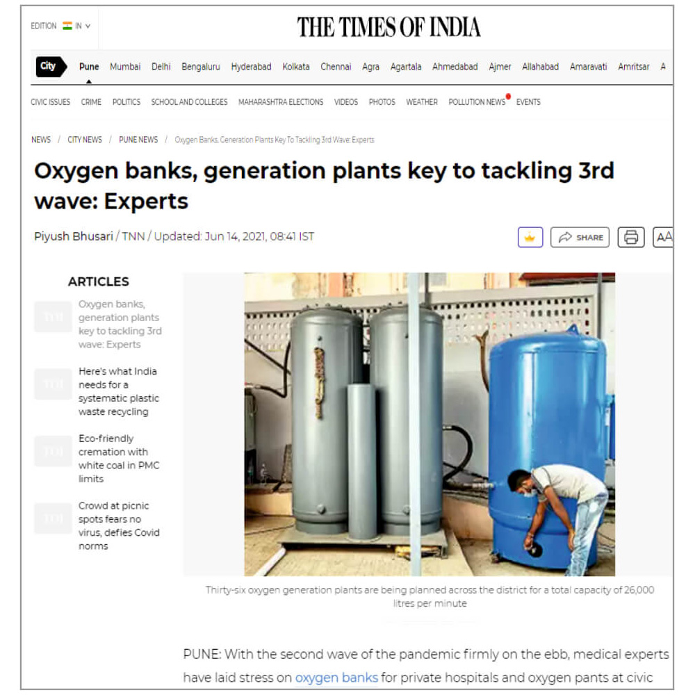 Oxygen banks, generation plants key to tackling 3rd wave: Experts